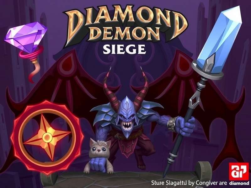 Diamond Demon Siege Game Cover Art